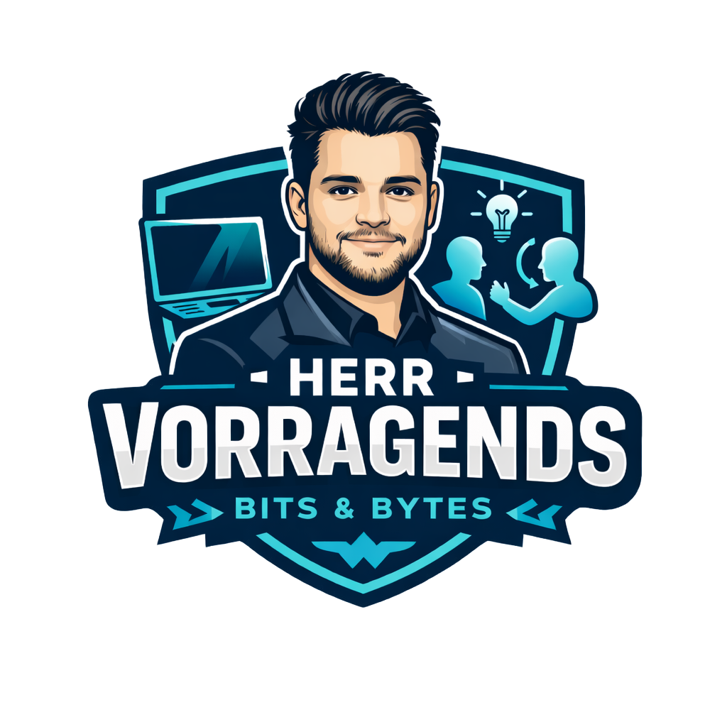Herr Vorragends Bits & Bytes Logo